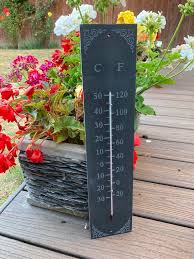 Garden Slate Thermometer Garden