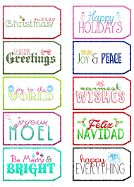 Free Printable Holiday Tags The Cottage Market