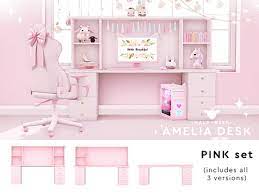 67 free images of pink desk. Second Life Marketplace Half Deer Amelia Desk Pink Set
