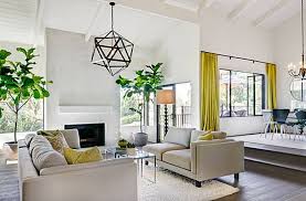 minimalist tropical decorating for a