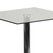 23 75 square glass table with 30 h