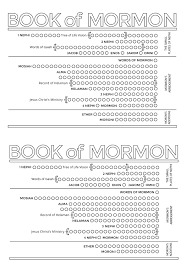 Book Of Mormon Reading Chart The Gospel Home