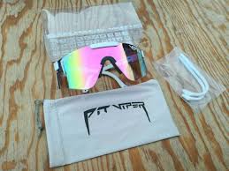 These state of the art yellow lenses will enhance your vision so you can execute the. Pit Viper The Miami Nights Double Wide Sunglasses White Sc4rf4c3 For Sale Online Ebay