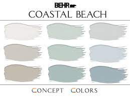 Coastal Beach House Paint Palette Behr