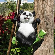 Yard Garden Decor Figurines Pandas