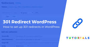 301 redirect wordpress step by step