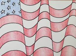 Not for commercial use!!!), in other cases add a link to our website. Waving Flag Drawing Op Art For Beginners Art By Ro