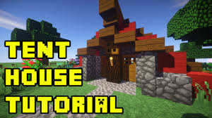 How to build a whelping box with pig rails; Minecraft Tent House Design Build Tutorial Xbox Pe Ps3 Ps4 Pc Youtube