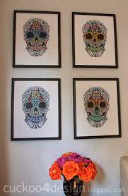 Diy Mexican Skull Wall Art