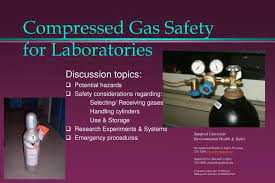 compressed gas safety for laboratories