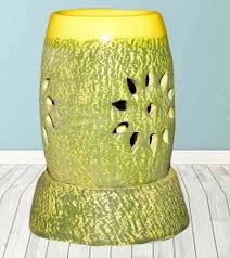 Table Lamps Handmade Yellow Ceramic