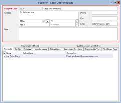 using the supplier window comsense