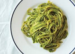 ligurian pesto with spaghetti recipe