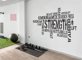 wallency motivational gym wall decal