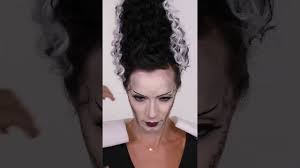 bride of frankenstein halloween makeup