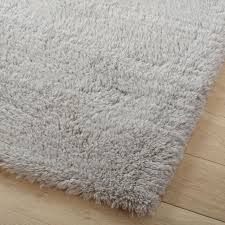 ultra plush wool rug light grey