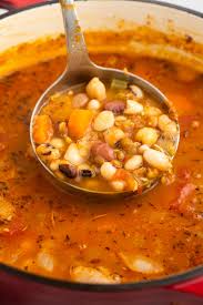 vegetarian bean soup with 15 beans