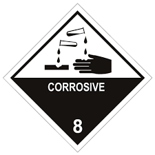 safety precautions for corrosive substances