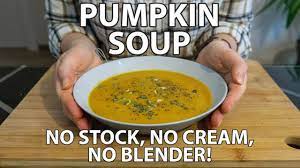 pumpkin soup without stock recipe no