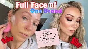 full face of toofaced cosmetics