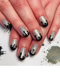moon phase nails 15 halloween nail art