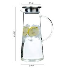 Buy Glass Pitcher With Lid And Handle