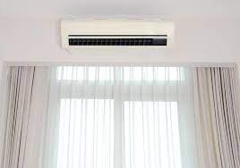 air conditioner with curtains with