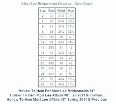 Mori Lee Bridesmaid Size Chart Elegant Mori Lee 145 Classic