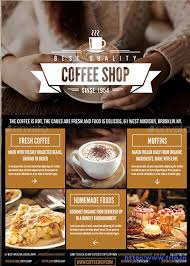 Flyers Cafe 50 Best Coffee Shop Flyer Print Templates 2017 Fripin