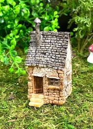 Miniature Micro Stucco House Fairy