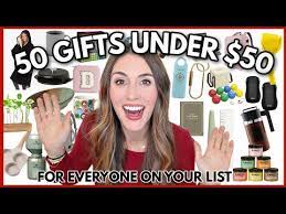50 gifts under 50 for everyone on your