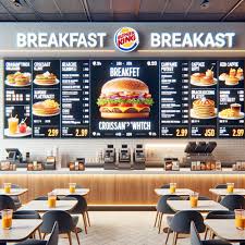 burger king breakfast menu with s 2023