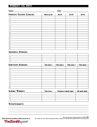 18 printable exercise chart pdf forms