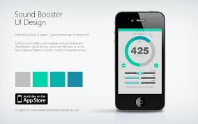 Sound Booster App For Apple Iphone Ios Flat Swiss Minimal