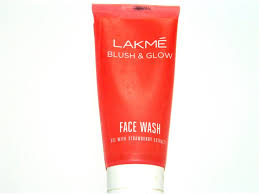 lakme blush glow strawberry gel face