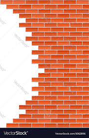 Broken Brick Wall Royalty Free Vector