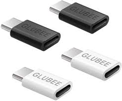 Amazon Com Usb C Adapter Glubee I Os Lighting Cable Female 8 Pin To Usb Type C Male Charging Adapter For Galaxy Note 10 Pixel 4 Oneplus 7 Pro And More Pack Of 4