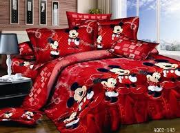 Color Mickey Mouse Quilt Duvet Cover