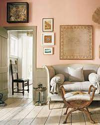 peach living room walls pink room