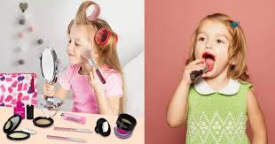 young kids wearing makeup health risks