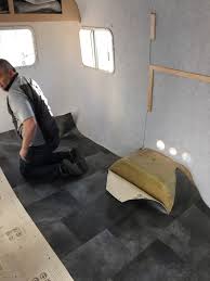 finishing the hull liner flooring