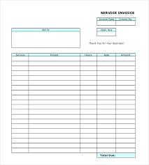 Work Invoice Template Free Download Automotive Invoice Template Free