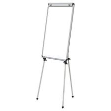 Pragati Systems Flip Chart Stand With 2x3 Feet Prima Non Magnetic Whiteboard Presentation Easel Fcs6090 04_pwb_gry Cool Grey