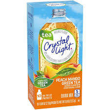 Crystal Light Peach Mango Green Tea Drink Mix Shop Tea At H E B