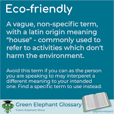 eco friendly definition gydeline