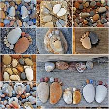 make creative stone footprints diy ideas