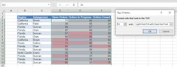 conditional formatting based on cell