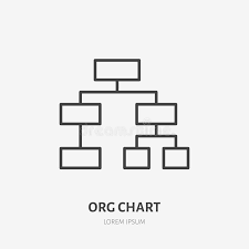Org Chart Flat Logo Project Management Icon Data