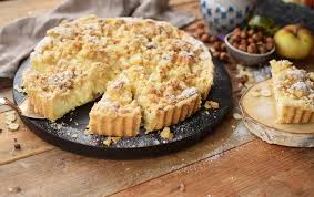 Step 4 cream butter and sugar together in another bowl with a spatula until well blended. Apfel Streusel Kuchen Apple Crumble Cake