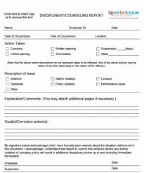 Employee Write Up Template Lovely Employee Write Up Form